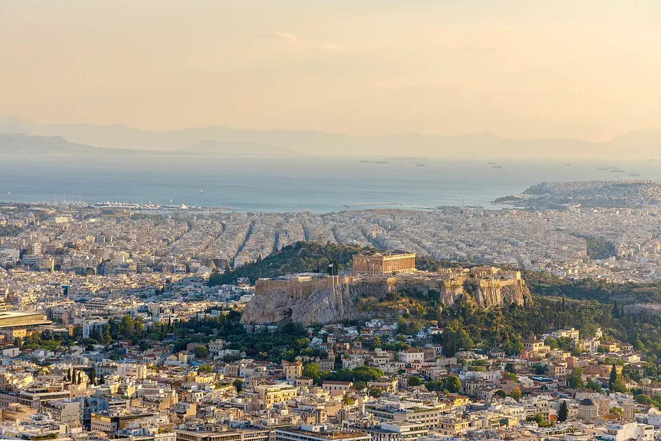 Lycabettus Hill at sunset