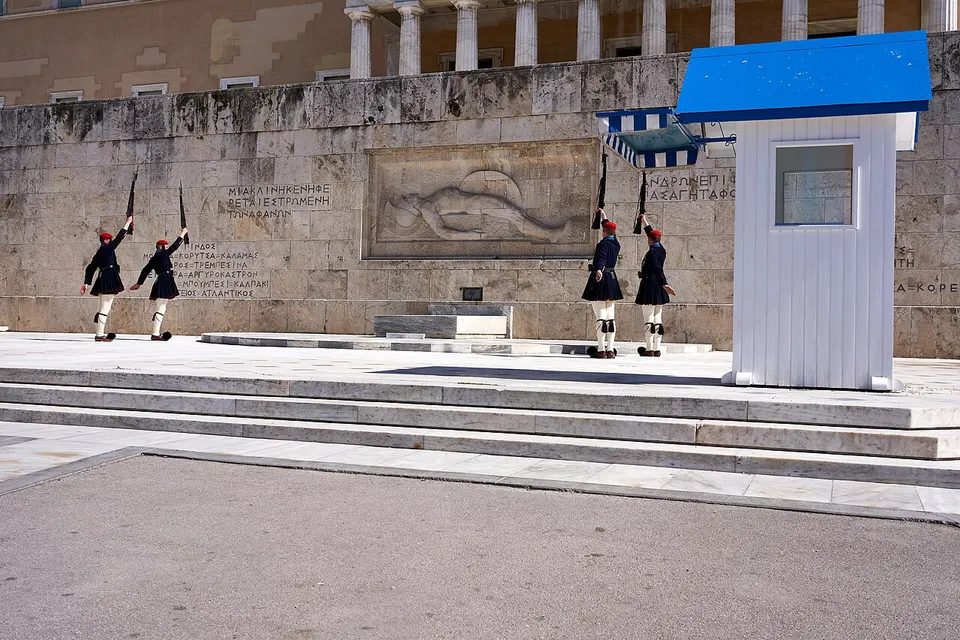 Syntagma Square and the Changing of the Guard