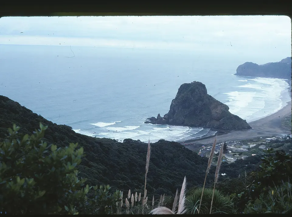 Piha black-sand beach
