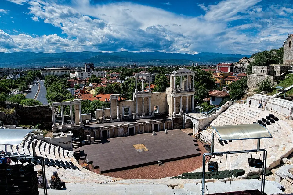 Plovdiv Old Town and Roman Theatre