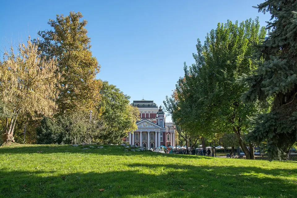 Ivan Vazov National Theatre and City Garden