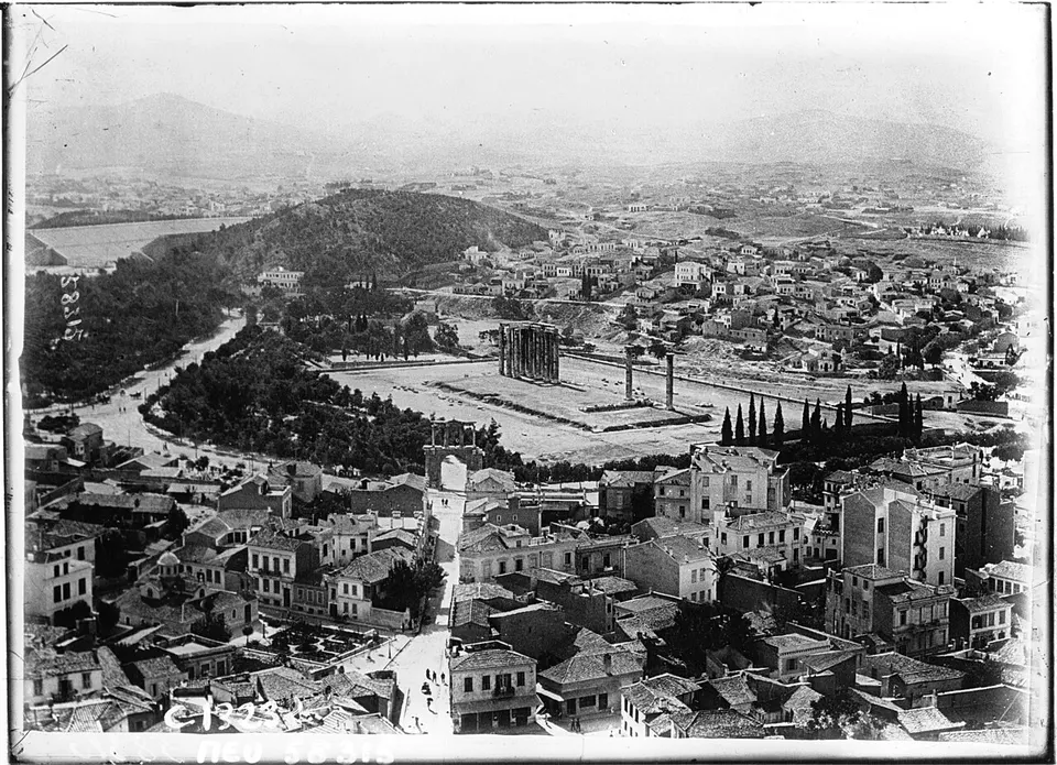 Panathenaic Stadium and the Temple of Olympian Zeus