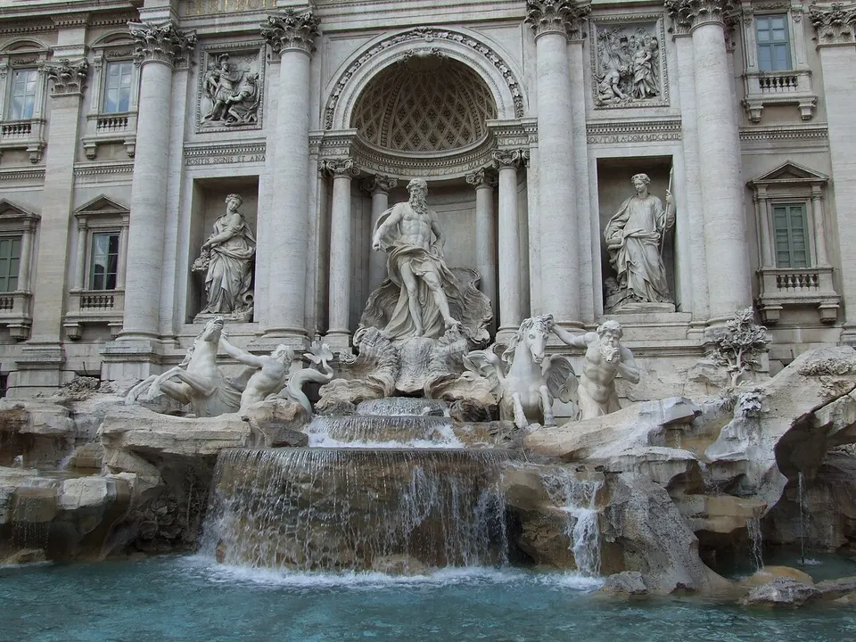 Trevi Fountain and the Spanish Steps